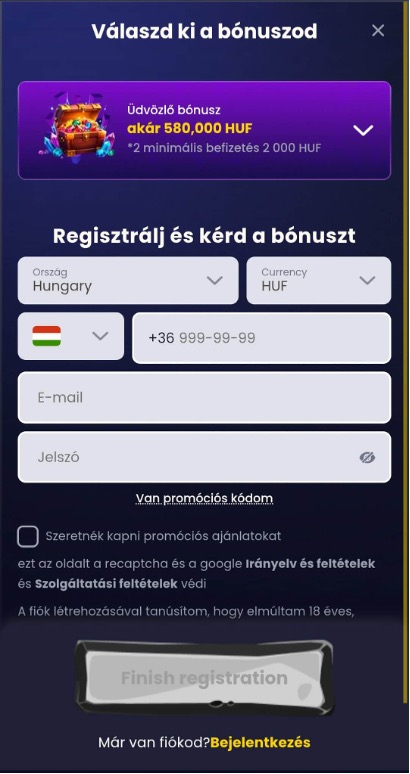 Slotsgem regisztráció2