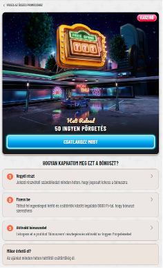 Wyns Heti Reload bónusz