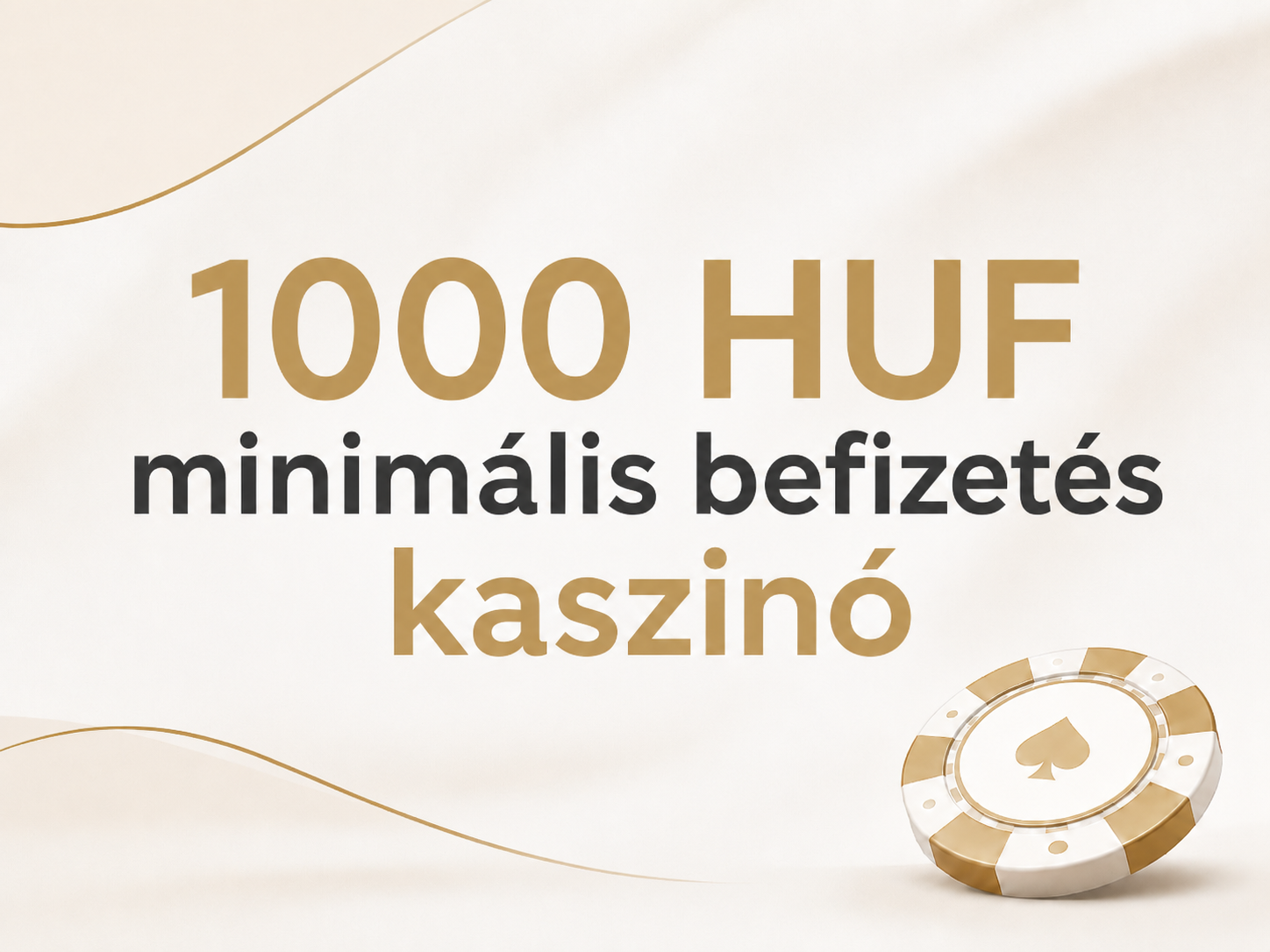 1000 HUF minimális befizetés kaszinó